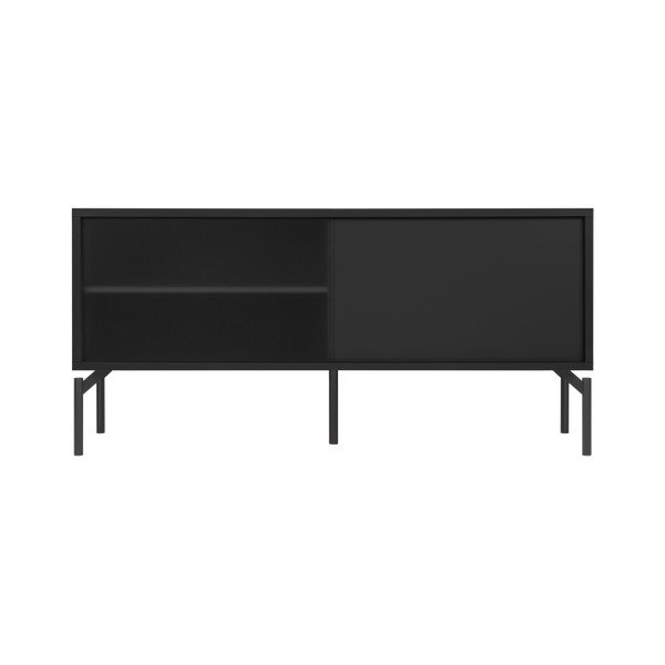 Czarna szafka pod TV 116x55x42 cm Met Mini – noo.ma-image-2