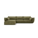 Zielony narożnik (lewostronny) Vanda – Mazzini Sofas