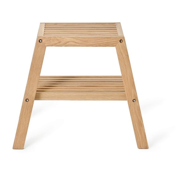 Stołek z drewna dębowego Wireworks Slatted Stool-image-2