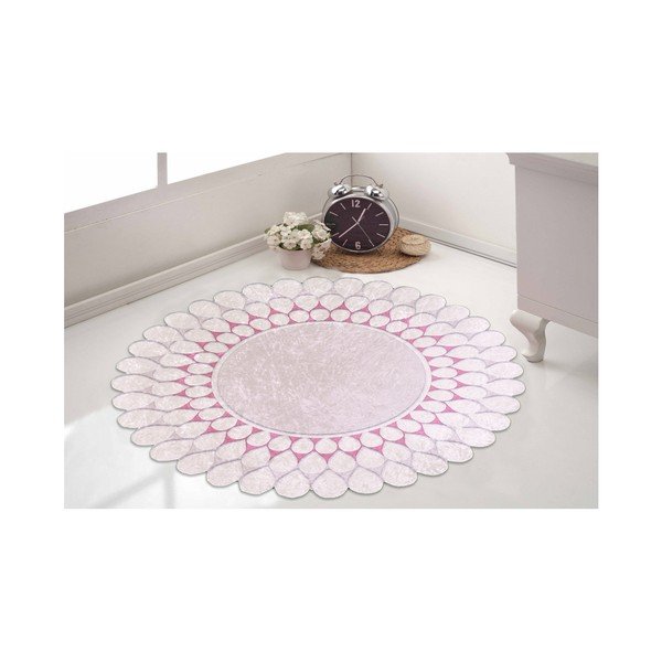 Dywan Vitaus Zinno Pembe, ⌀ 80 cm-image-1