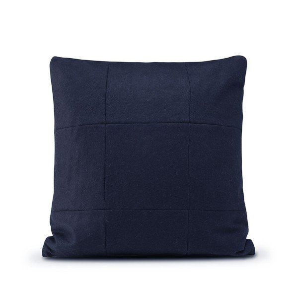 Ciemnoniebieska poszewka wełniana na poduszkę HF Living Felt, 50x50 cm-image-1