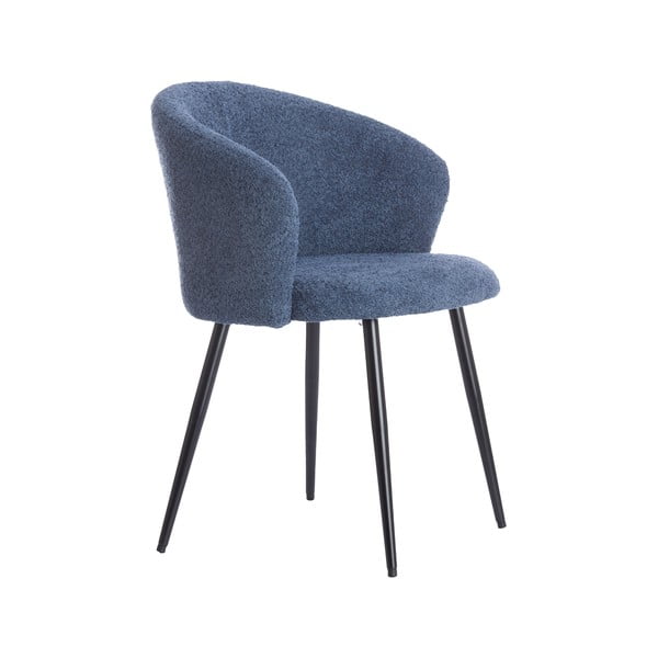 Niebieskie metalowe fotele jadalniane zestaw 2 szt. Radaja – Light & Living