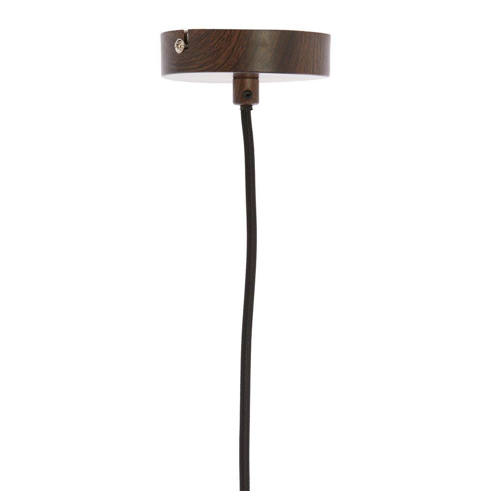Lampa wisząca w kolorze terakoty z tekstylnym kloszem ø 10 cm Bibury – Light & Living (zdjęcie 3)