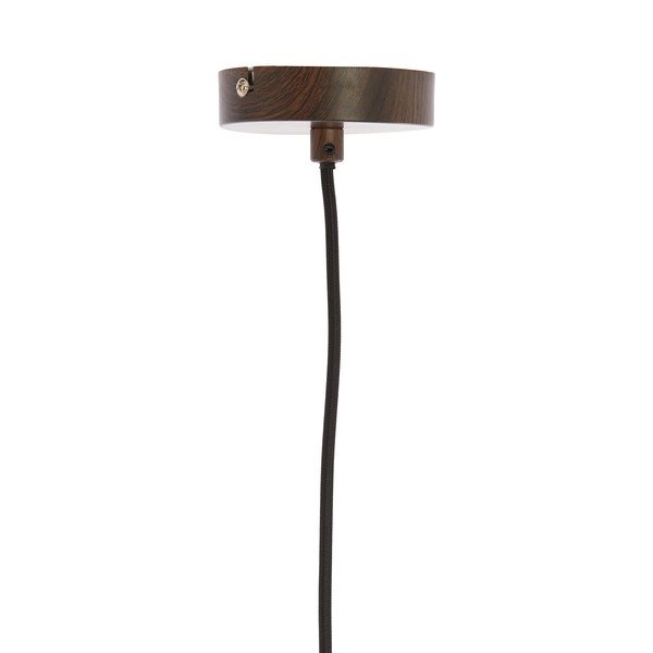 Biała lampa wisząca z tekstylnym kloszem ø 10 cm Bibury – Light & Living-image-2