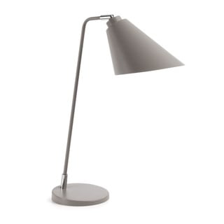 Szara lampa stołowa Kave Home Priti