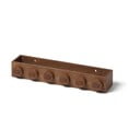 Dziecięca półka z drewna dębowego bejcowanego na ciemno LEGO® Wood