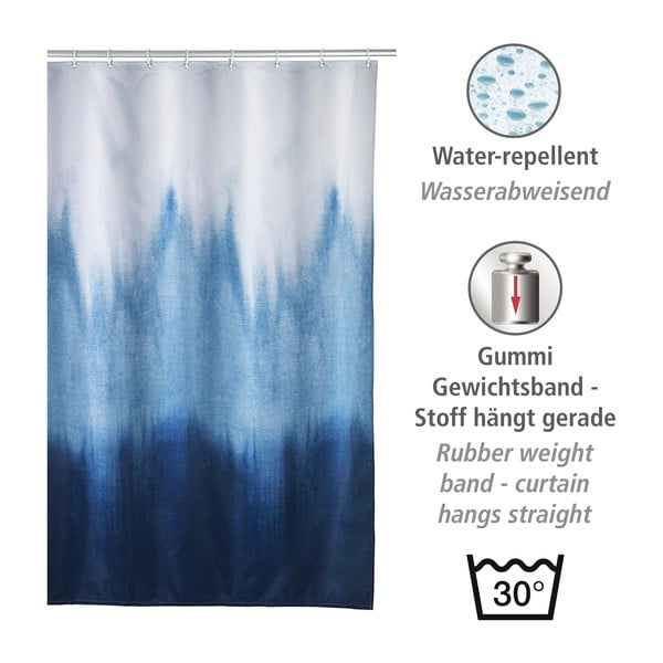 Zasłona prysznicowa 180x200 cm Alara – Wenko-image-4