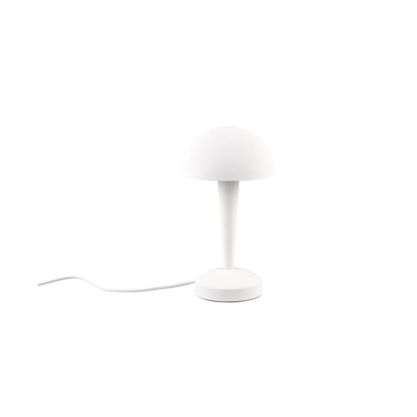 Biała lampa stołowa LED (wys. 26 cm) Canaria – Trio