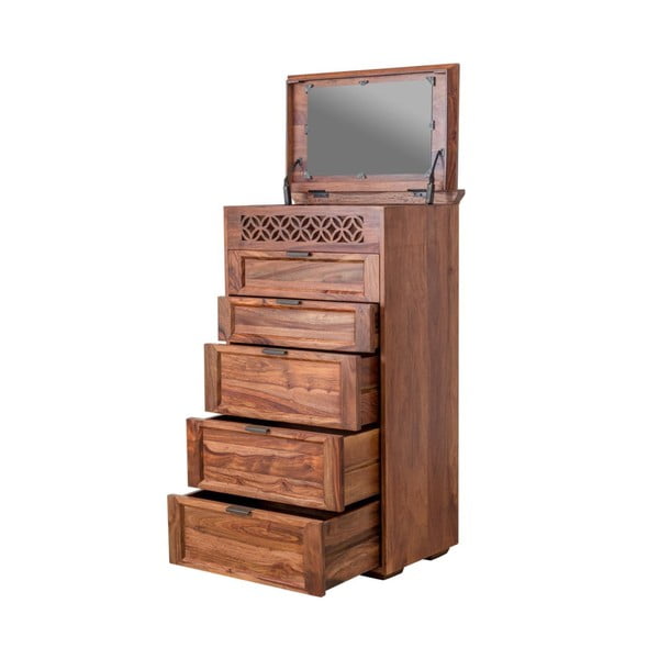 Komoda z litego drewna palisandru Massive Home Rosie, dł. 60 cm-image-3