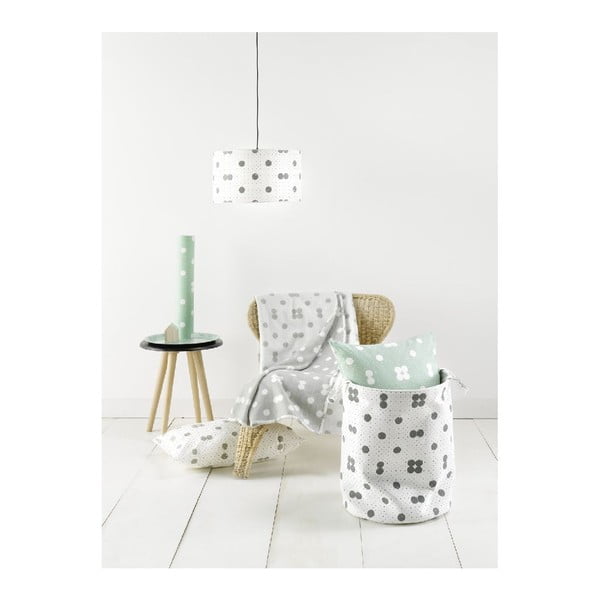 Kosz z materiału Dots Grey-image-1