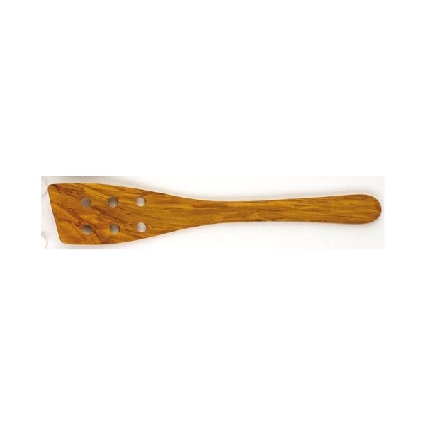 Drewniana szpatułka z otworami Real, 30 cm