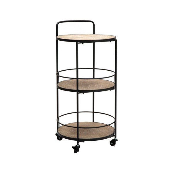 Metalowy barek na kółkach 41,5x40 cm Arex – Mauro Ferretti