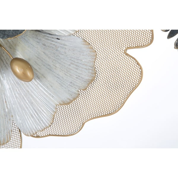 Metalowa dekoracja ścienna Mauro Ferretti Flowery, 119x60 cm-image-1