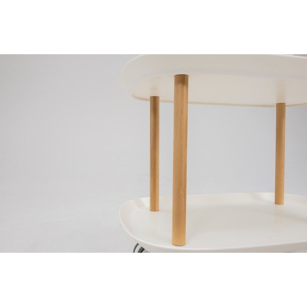 Biały barek na kółkach Tenzo Wagon Beech-image-3