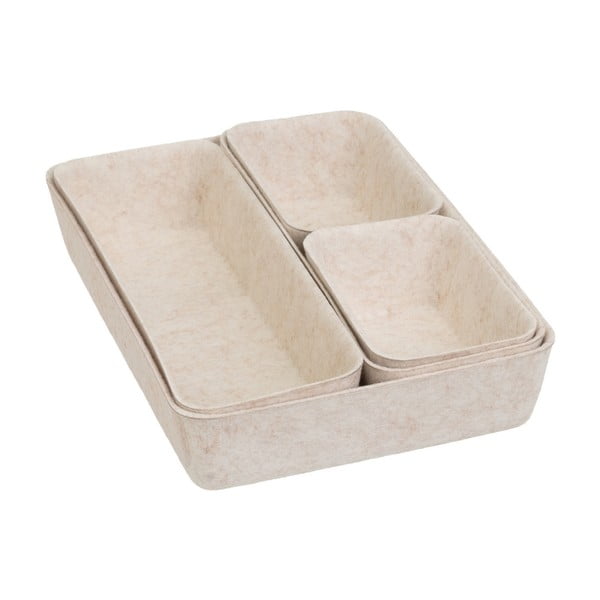 Tekstylne organizery do szuflady zestaw 5 szt. – Casa Selección-image-1