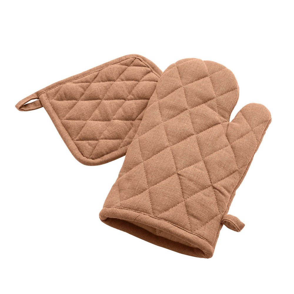 Zestaw rękawicy i łapki kuchennej 2 szt. Gourmet – douceur d'intérieur