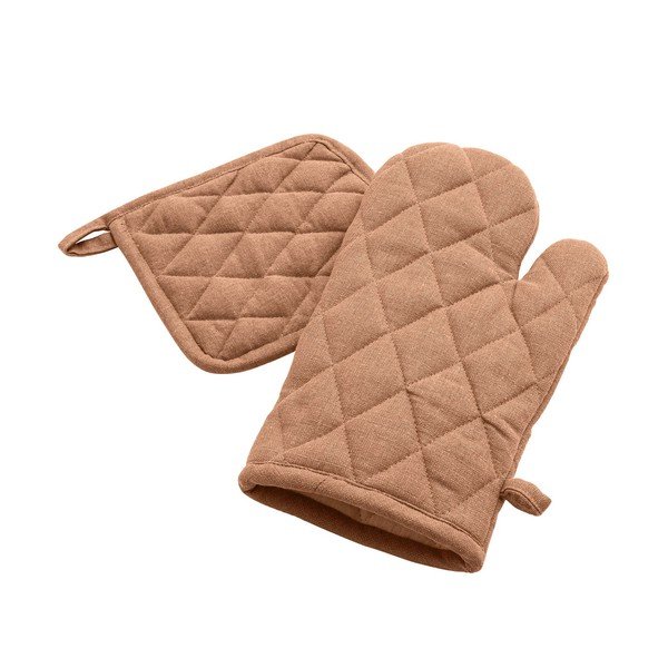 Zestaw rękawicy kuchennej i podkładki pod garnek  2 szt. Gourmet – douceur d'intérieur