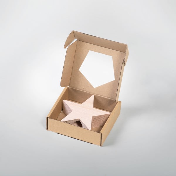 Drewniana gwiazda na choinkę dekoracyjną Spira Small-image-4