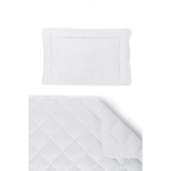 Zestaw kołdry i poduszki do łóżeczka dziecięcego dziecięcy całoroczny 100x135 cm Stitched – Bonami Essentials-image-2