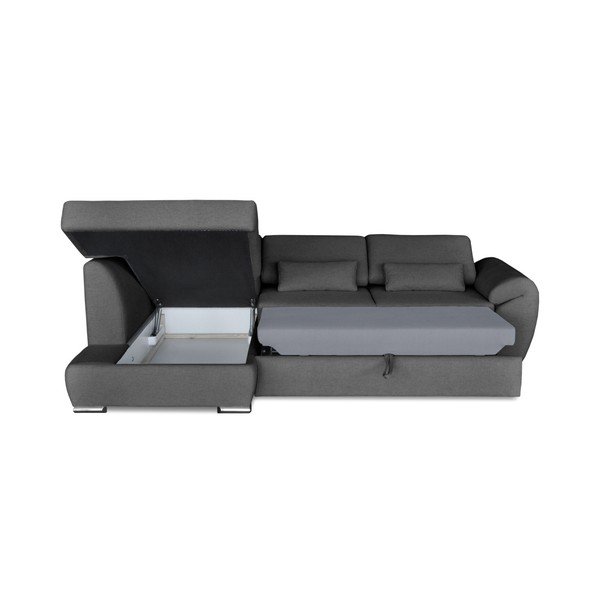 Ciemnoszary rozkładany narożnik lewostronny Windsor  & Co. Sofas Epsilon-image-4