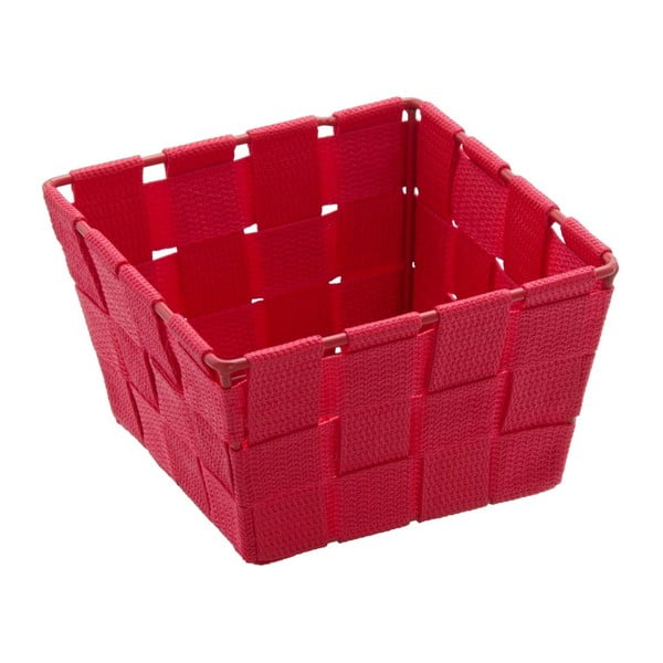 Czerwony koszyk Wenko Adria, 14x14 cm