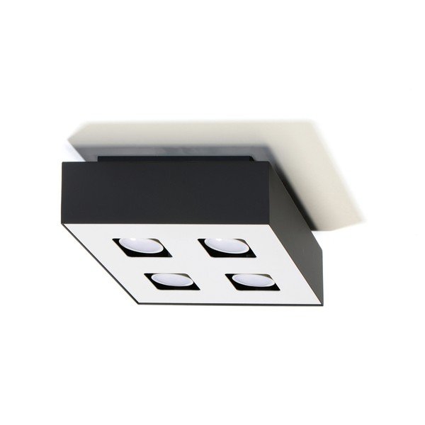 Czarna lampa sufitowa Sollux Hydra 4