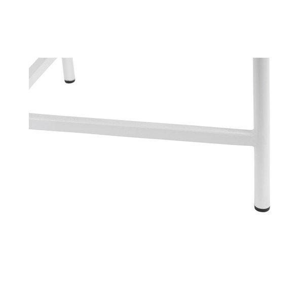 Biały metalowy okrągły stolik ø 50 cm Meseta  – Leitmotiv-image-3