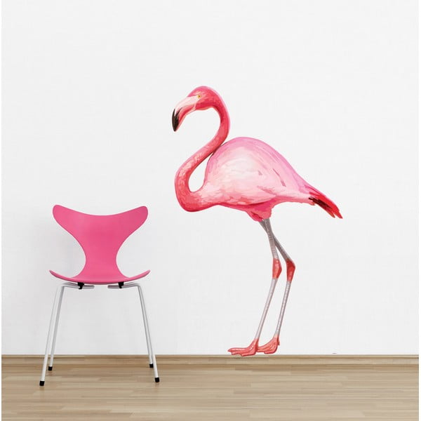 Naklejka Flamingo, 90x60 cm