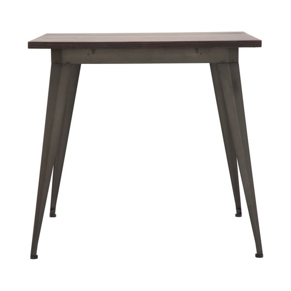 Stół z drewna wiązu Mauro Ferretti Industry, 80x80 cm