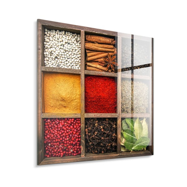 Szklany obraz 30x30 cm Spices Box – Styler-image-4