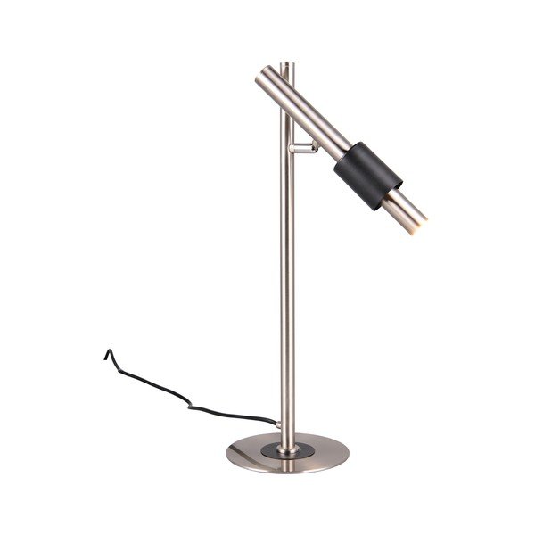 Lampa stołowa LED w czarno-srebrnym kolorze (wysokość 50 cm) Ikaris – Trio Select-image-3