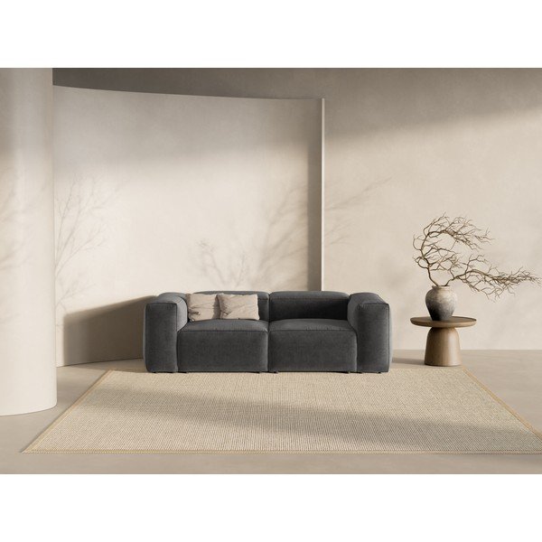 Ciemnoszara sofa 224 cm Bergamo – Cosmopolitan Design-image-1
