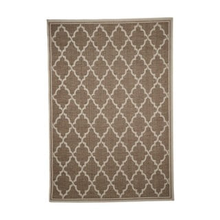Brązowy dywan odpowiedni na zewnątrz Floorita Intreccio, 135x190 cm