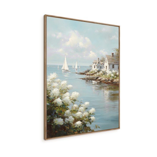 Obraz drukowany z ramą w zestawie 60x80 cm Quiet Bay – Styler-image-4