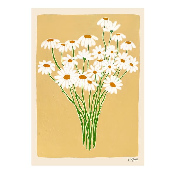 Plakat 30x40 cm Daisies – Carla Llanos – The Poster Club