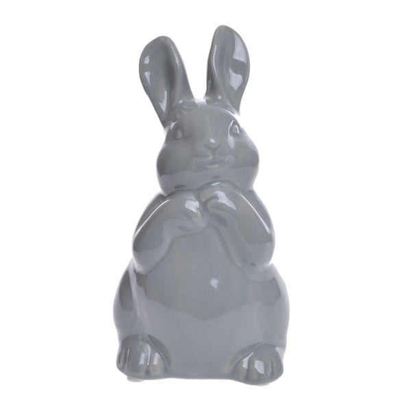 Szary zajączek ceramiczny Ewax Easter Rabbit