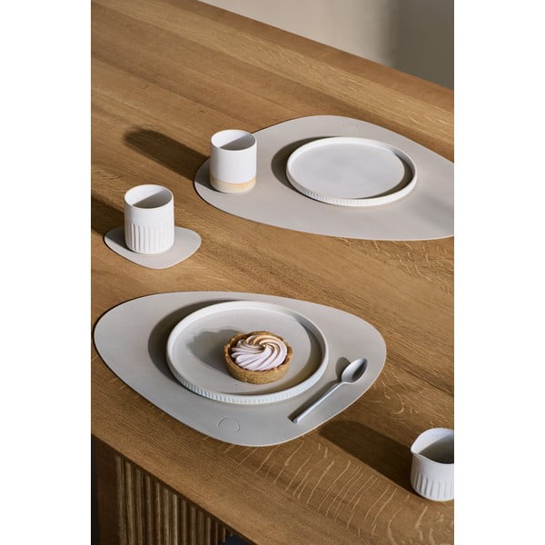 Mata stołowa ze skóry ekologicznej 37x44 cm Curve L Nupo – LIND DNA-image-1