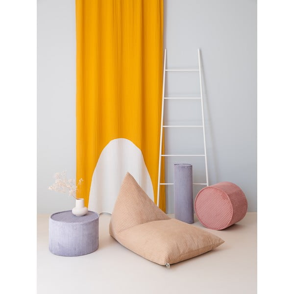 Jasnobrązowy sztruksowy dziecięcy worek do siedzenia Big Lounger – Wigiwama-image-3