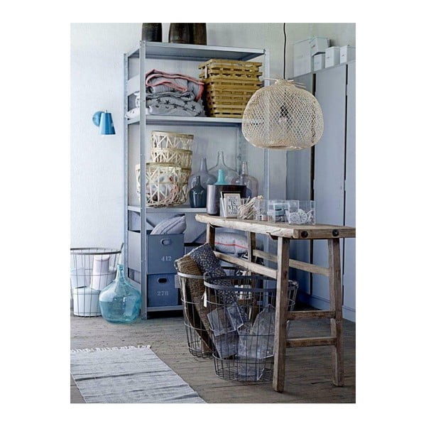 Lampa wisząca z bambusowym kloszem ø 42 cm Rodi – Bloomingville-image-3