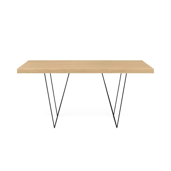 Stół z czarnymi nogami TemaHome Multi, 160x90 cm-image-1