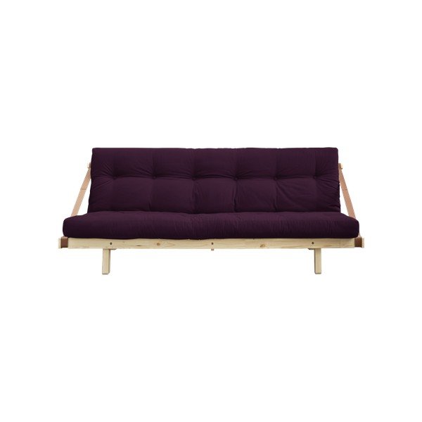 Wielofunkcyjna sofa Karup Jump Natural/Purple Plum-image-3