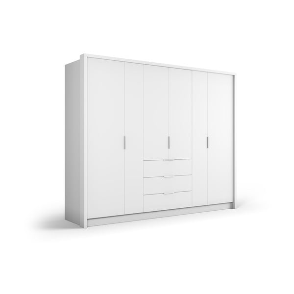 Biała szafa 255x217 cm Wells – Cosmopolitan Design-image-2