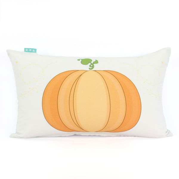 Dwustronna poszewka bawełniana na poduszkę Mr. Fox Pumpkin, 50x30 cm-image-1
