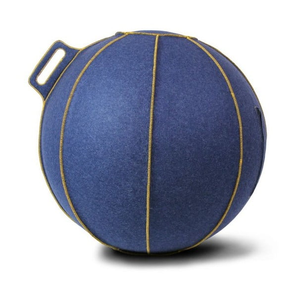 Niebieska filcowa piłka do siedzenia VLUV, 65 cm