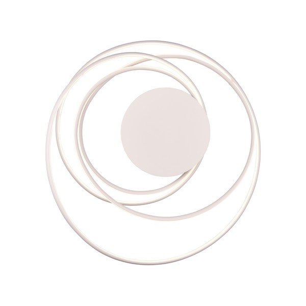 Biała lampa sufitowa LED z metalowym kloszem Nala – Trio Select-image-3