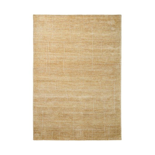 Musztardowy dywan tkany ręcznie 160x230 cm Eloda – Kave Home