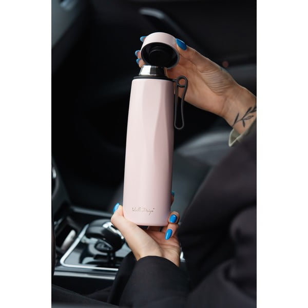 Różowy termos 500 ml Fuori – Vialli Design-image-3