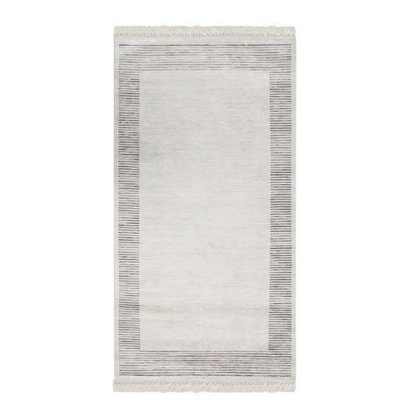 Szaro-beżowy dywan aksamitny Deri Dijital, 160x230 cm
