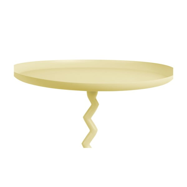 Metalowy okrągły stolik ø 40 cm Zig Zag – Leitmotiv-image-2