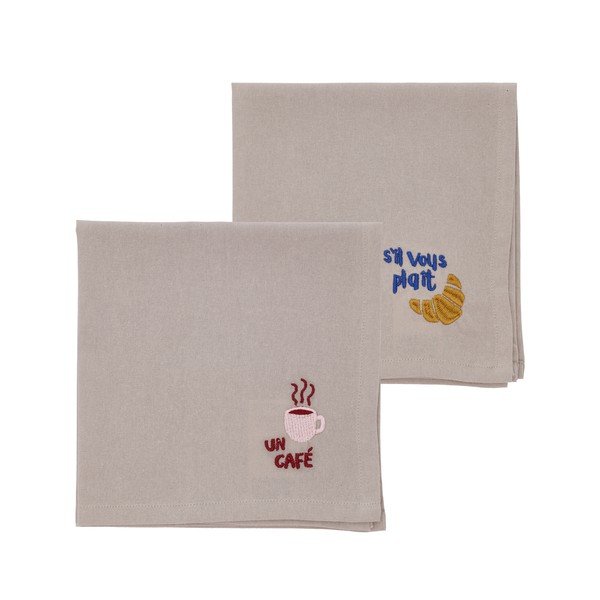 Tekstylne serwetki zestaw 2 szt. 40x40 cm Bistro – Södahl